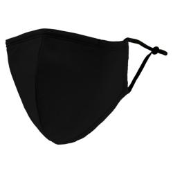 Weddingstar 5510-10 Adult Reusable/Washable Cloth Face Mask with Filter Pocket (Black)