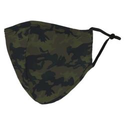 Weddingstar 5525-84 Adult Reusable/Washable Cloth Face Mask with Filter Pocket (Camo)