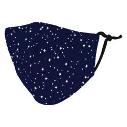 Weddingstar 5551-32 Kid's Reusable/Washable Cloth Face Mask with Filter Pocket (Starry Sky)